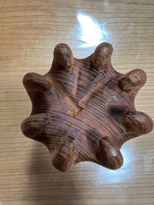 【一点物】袋の置物(土台付き)