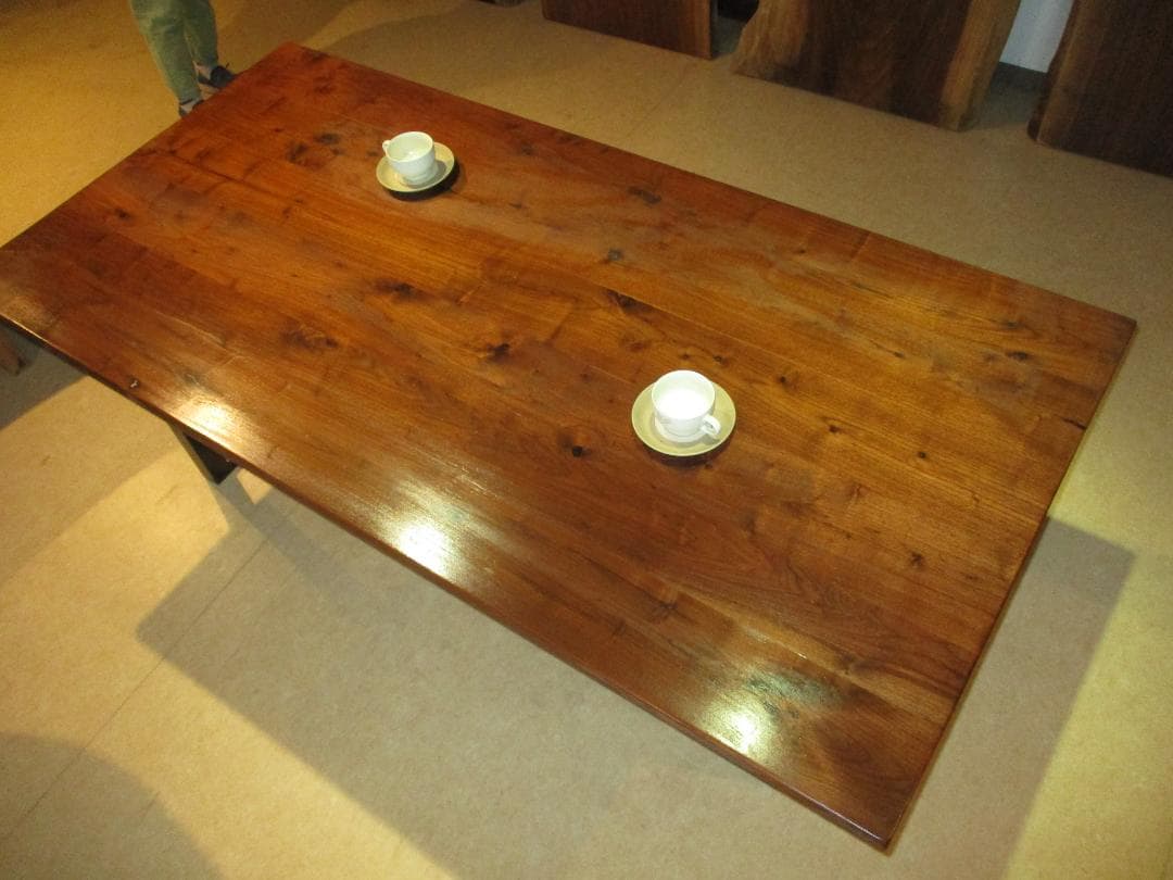 J-0030■　ウォールナット　テーブル　ローテーブル　ダイニング　座卓　天板