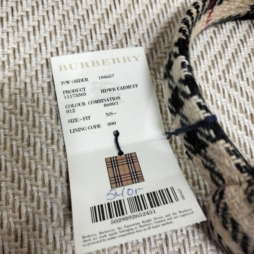 BURBERRY LONDON バーバリーロンドン 耳当て ノバチェック