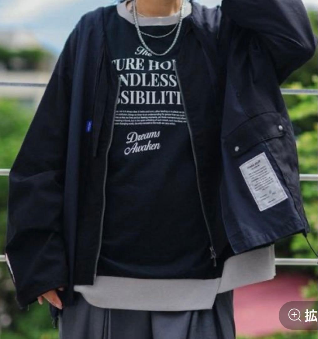 niko and ... ニコアンド Misayo ミリタリー ジャケット 黒