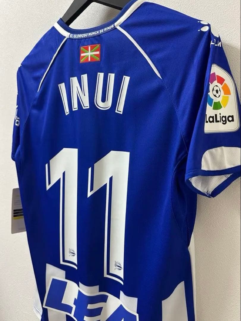 乾貴士　ユニフォーム　アラベス　ラリーガ　18/19（H）