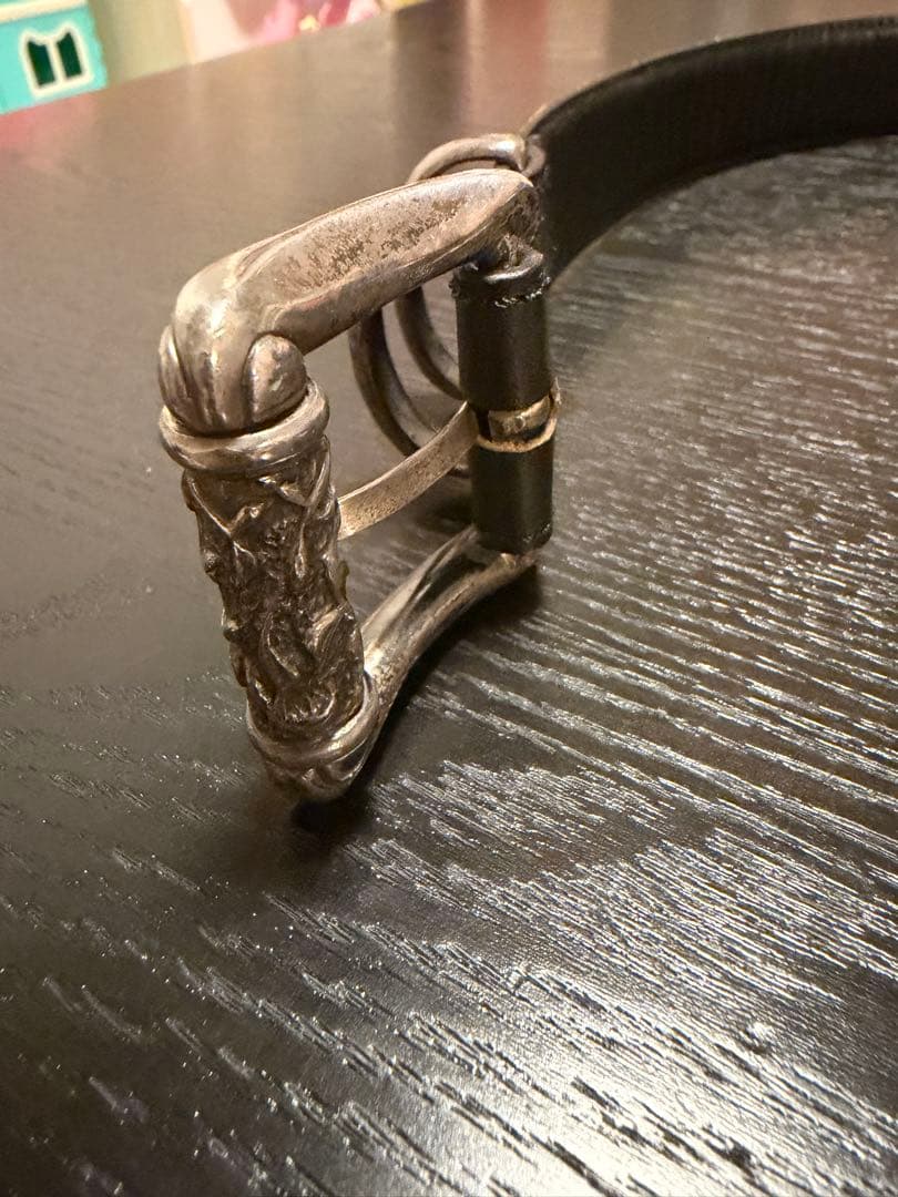 クラウディオカレスターニ　バックル　ベルト