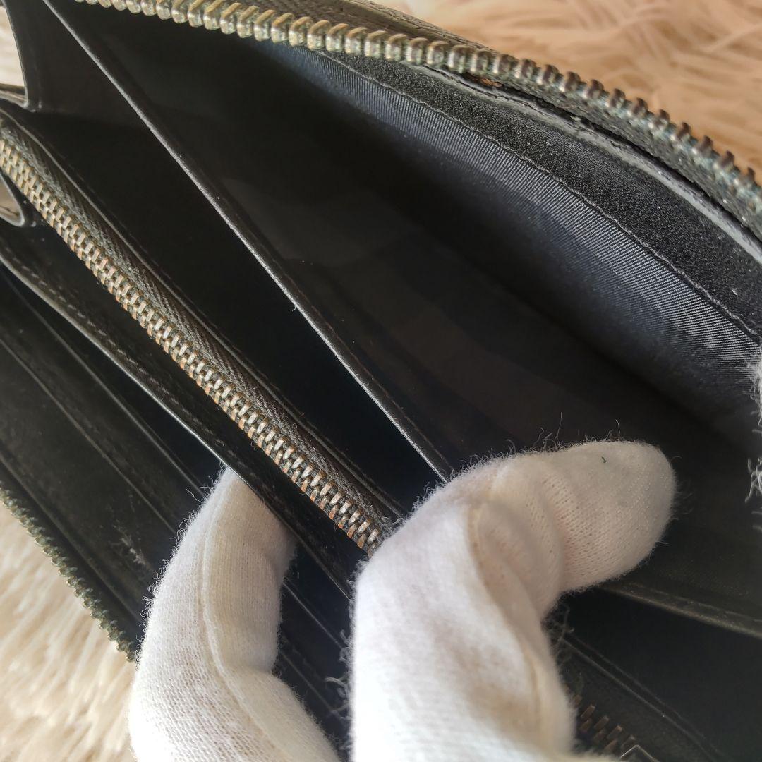 BURBERRY ✨ラウンドウォレット✨長財布✨ブラック✨ロゴ✨ノバチェック