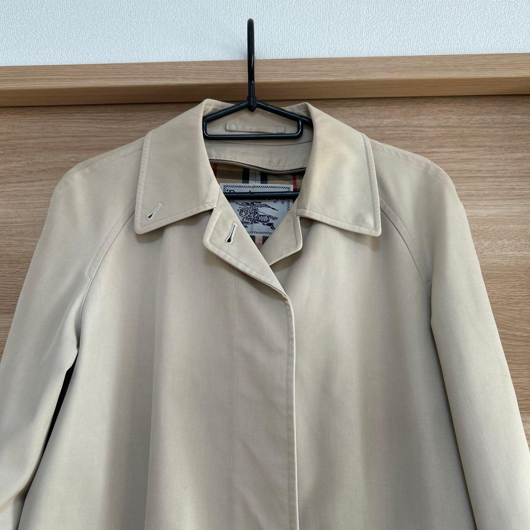 ビンテージ BURBERRY ライナー付き　ステンカラーコート　ベージュ