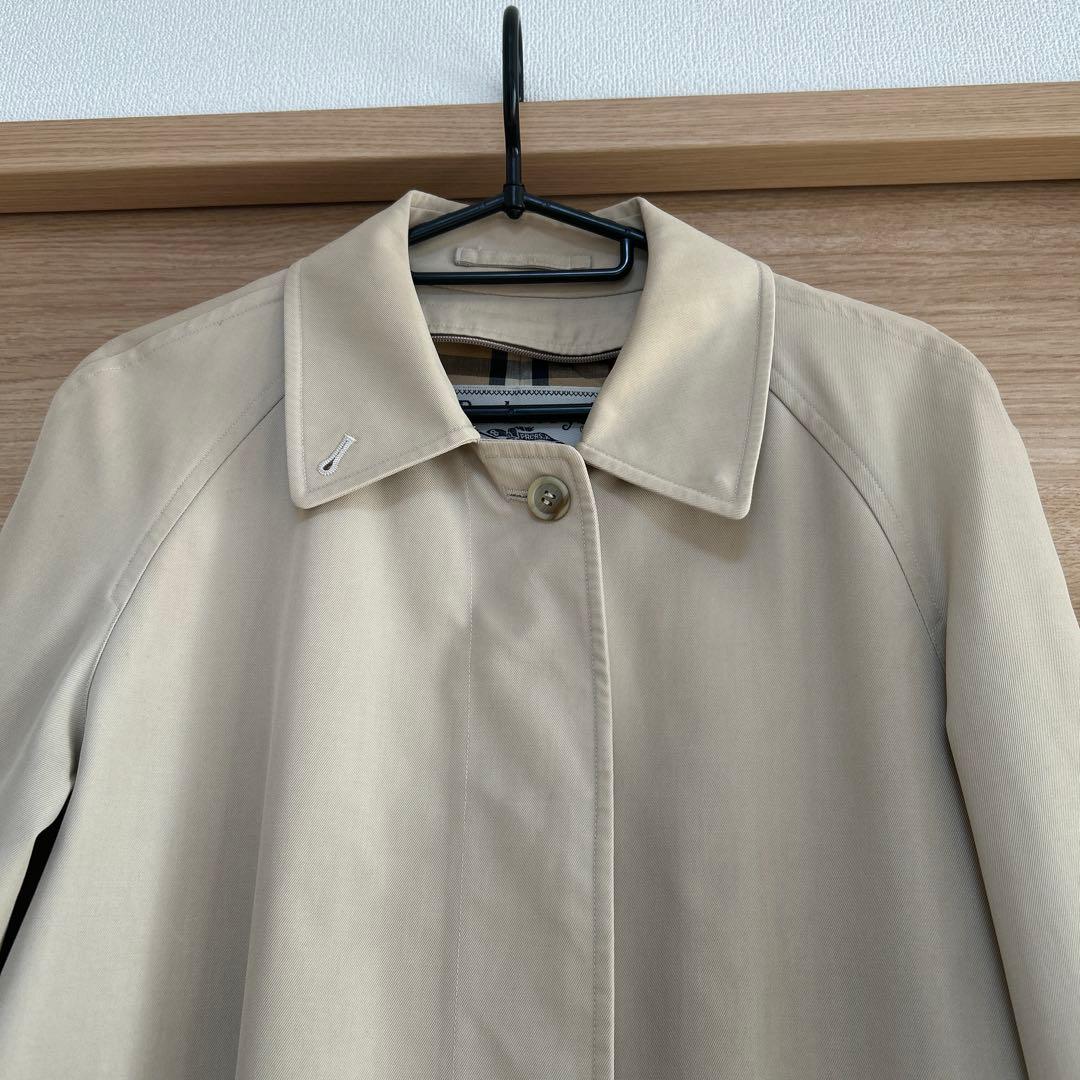 ビンテージ BURBERRY ライナー付き　ステンカラーコート　ベージュ