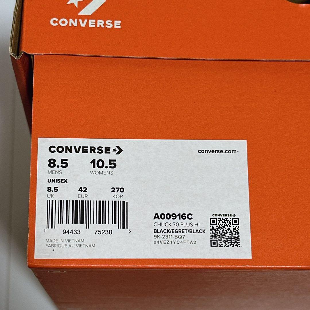 新品 コンバース CT70 PLUS HI CUT A00916C 27cm