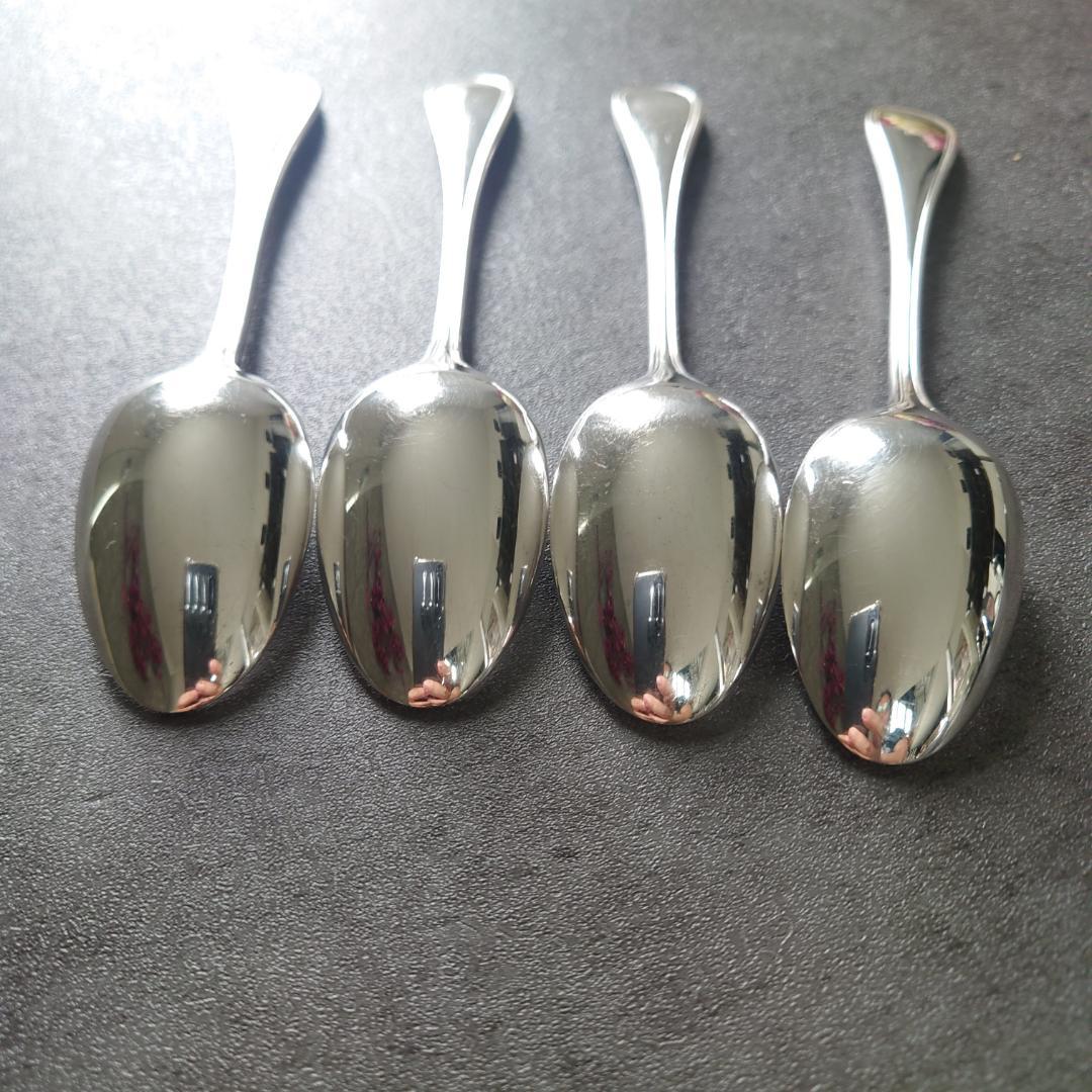 美品 クリストフル アルビ コーヒースプーン 4点