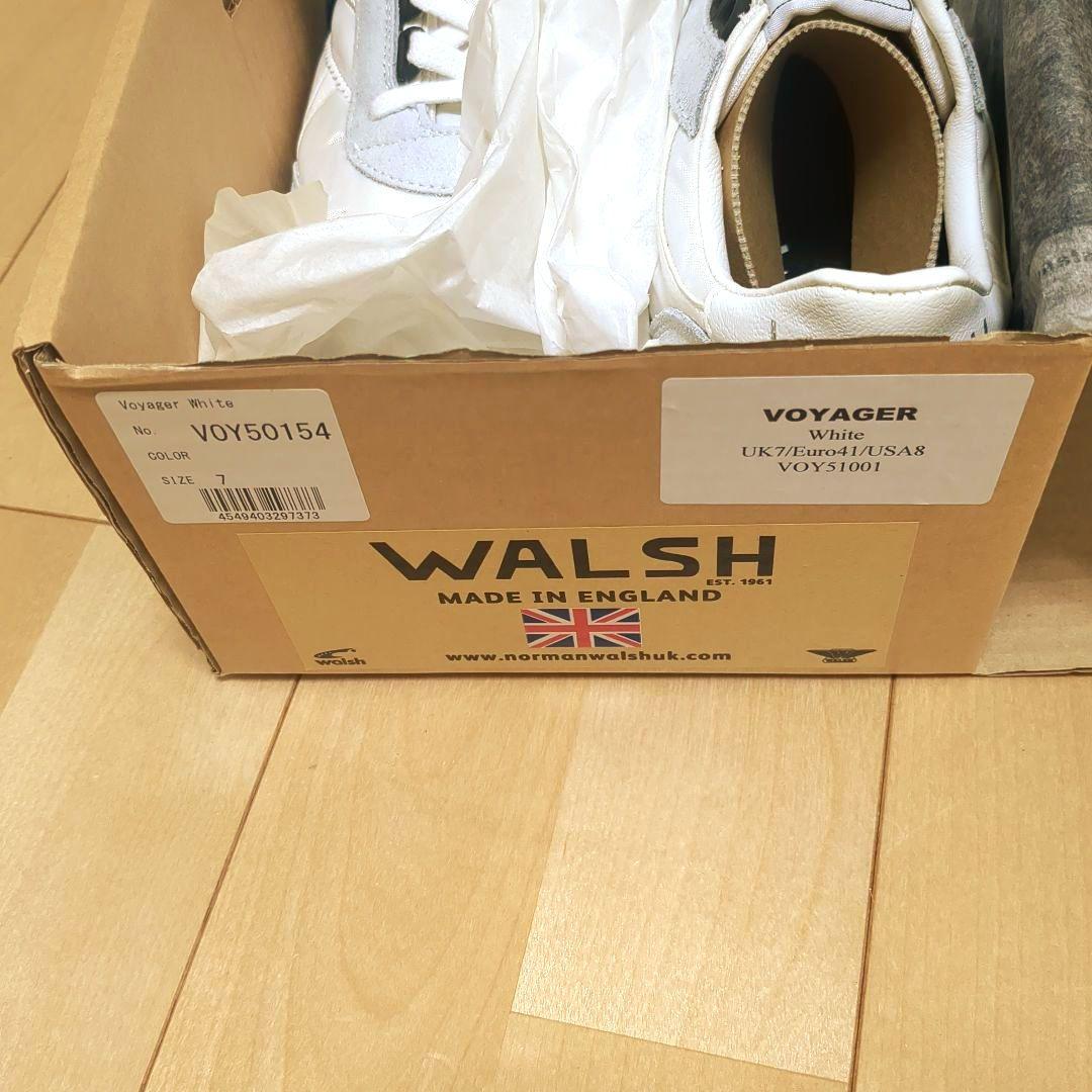 【新品未使用】WALSH VOYAGER WHITE ウォルシュ スニーカー