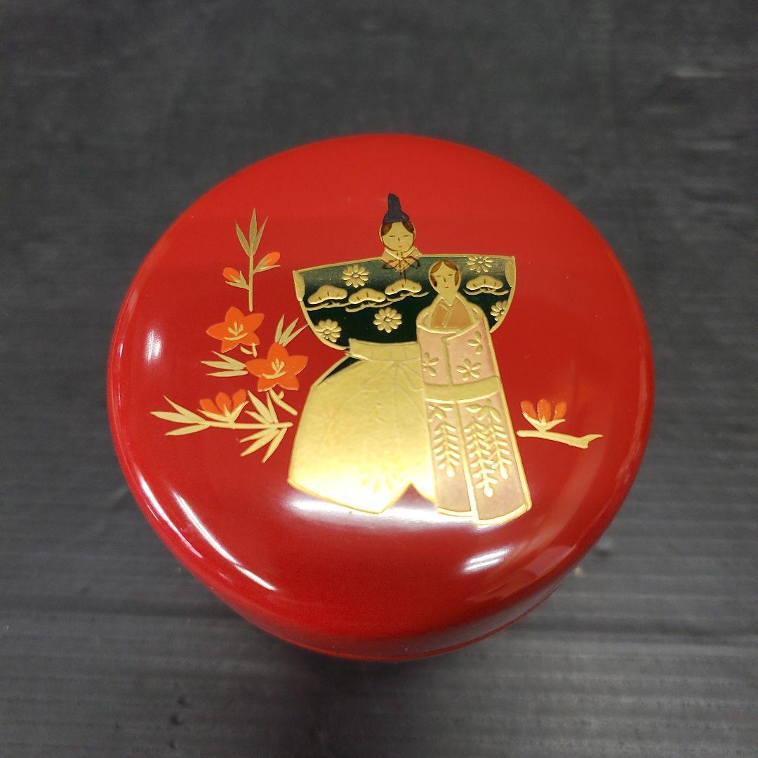 茶道具 和田寿峰 ニ節句 棗 お雛様 兜 節句 一対 165