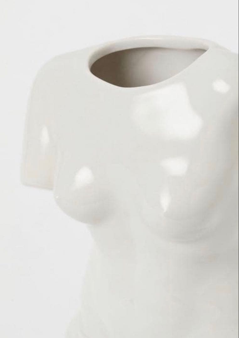 高級インテリア　陶器 ヴィーナス ヌード　ボディ　裸婦 花瓶　フラワーベース