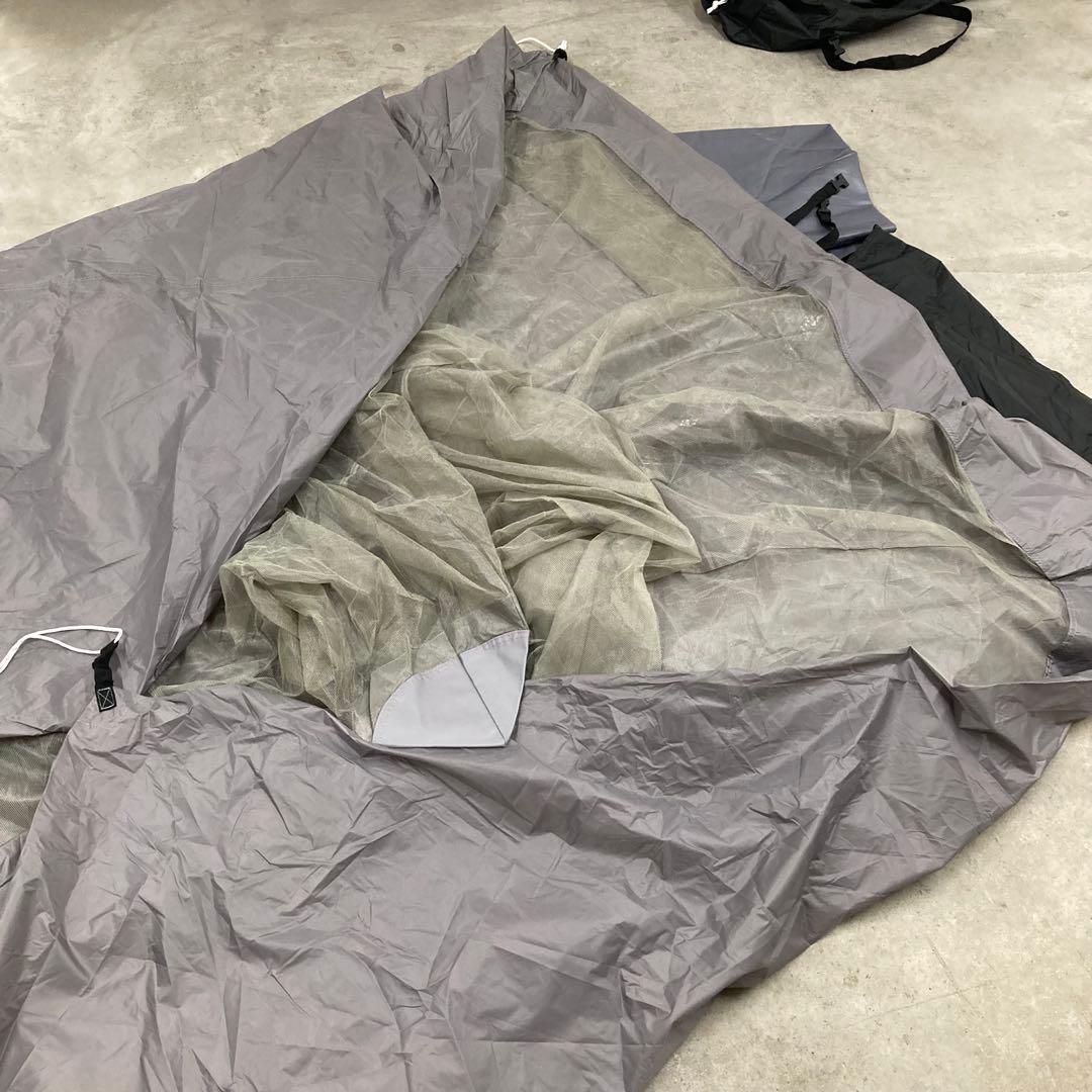 極美品　DOD ワンポールテントM ブラック　T5-47-BK グランドシート付