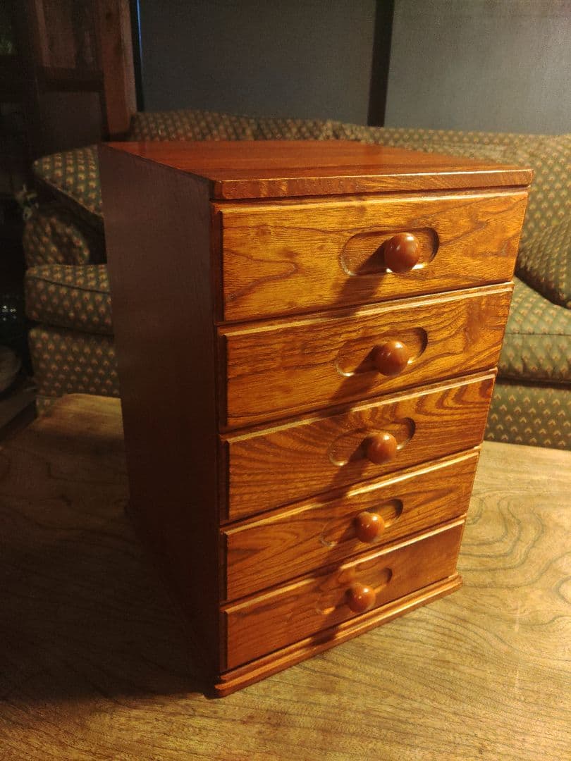 美品　無垢　チェスト　シェルフ　小箪笥　　　 工芸　民芸　天然　木製　古道具