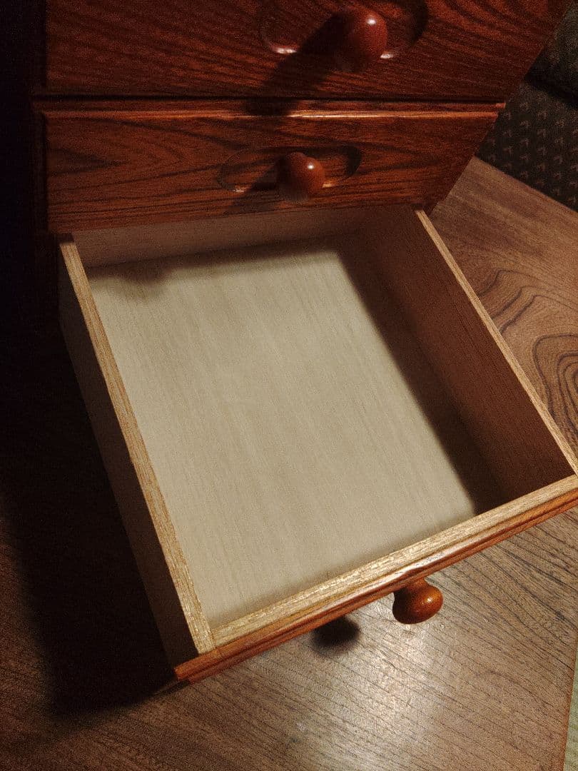 美品　無垢　チェスト　シェルフ　小箪笥　　　 工芸　民芸　天然　木製　古道具