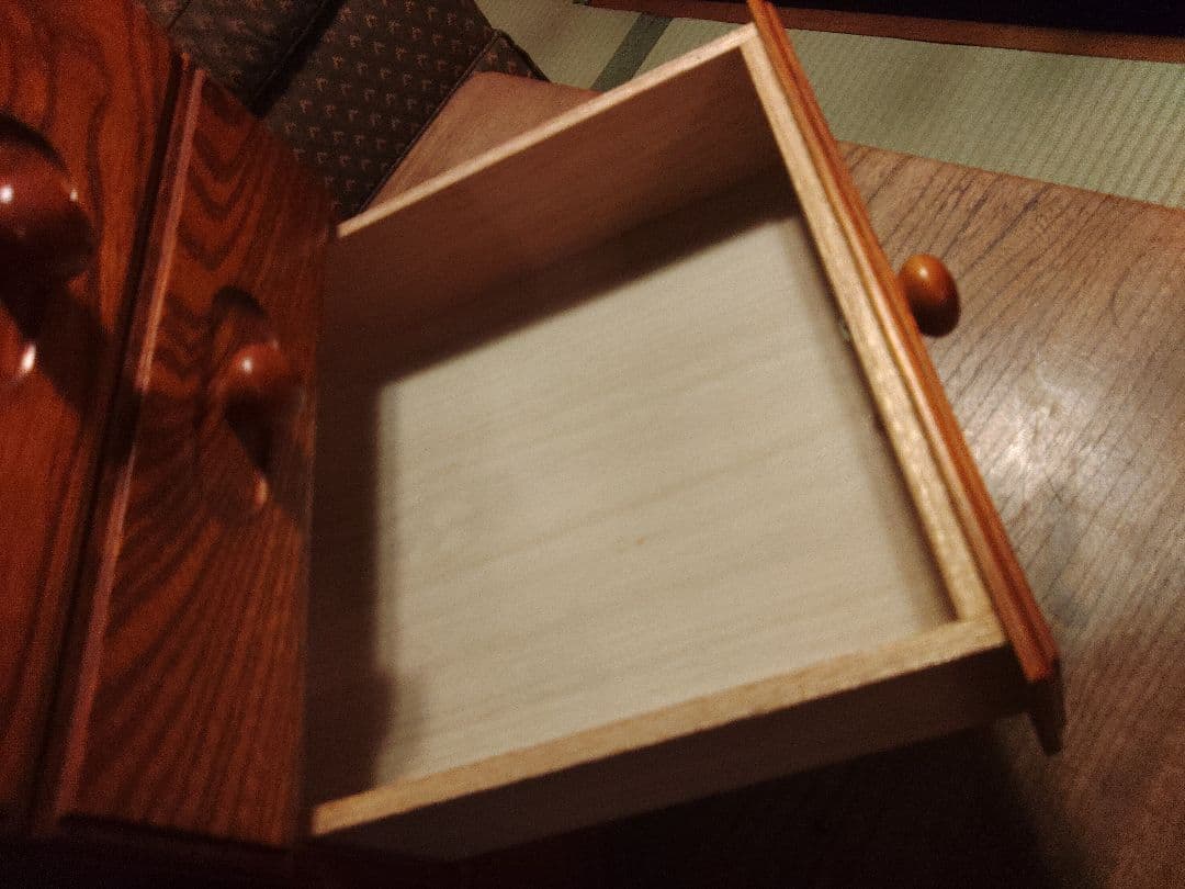 美品　無垢　チェスト　シェルフ　小箪笥　　　 工芸　民芸　天然　木製　古道具