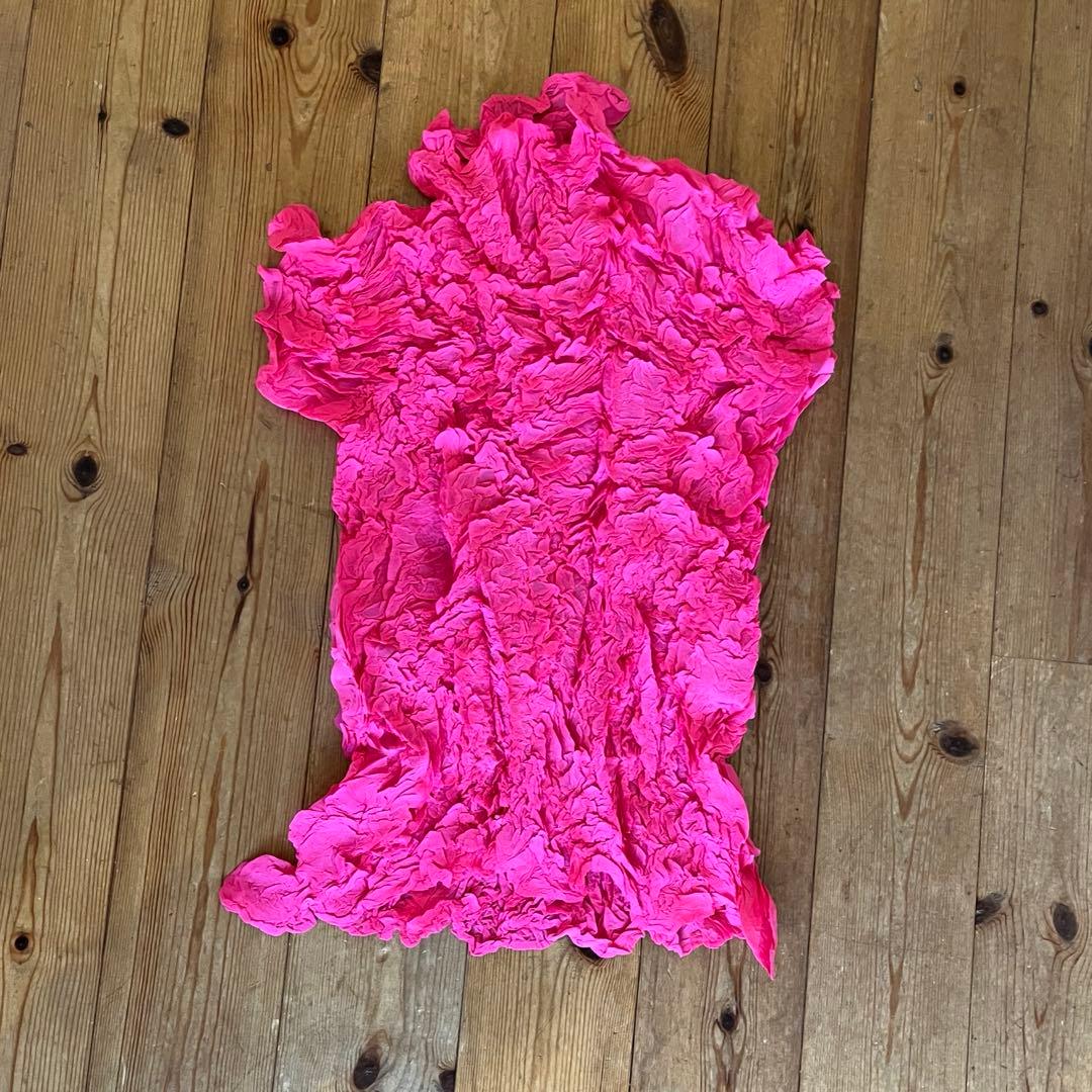 ISSEY MIYAKE　ボトルネック　半袖　シワ加工　カットソー