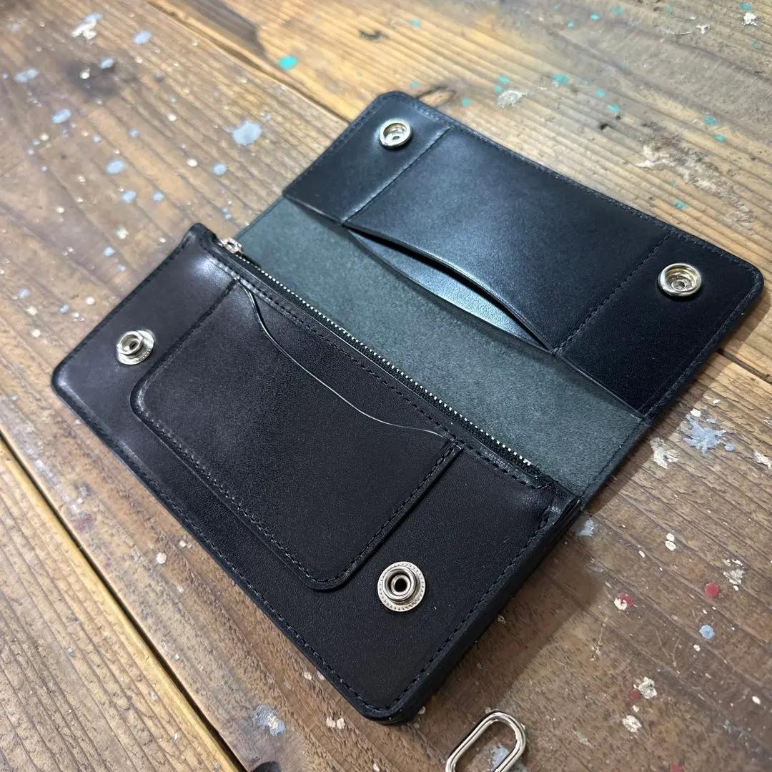 t　シルバー　トラッカーウォレット　ミドルとロングの合計2点