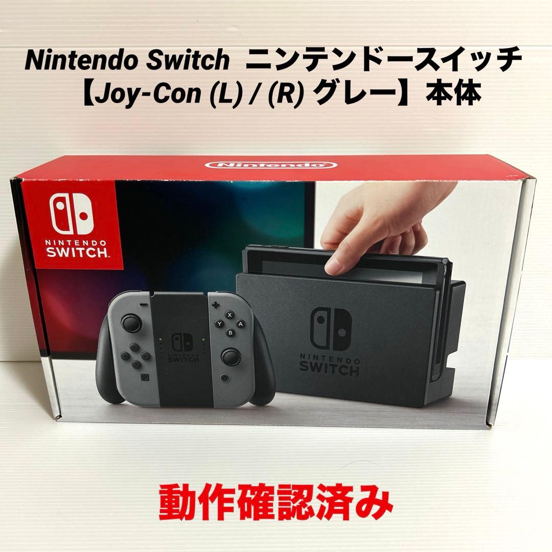 Nintendo Switch 本体　ニンテンドースイッチ　グレー　動作確認済み
