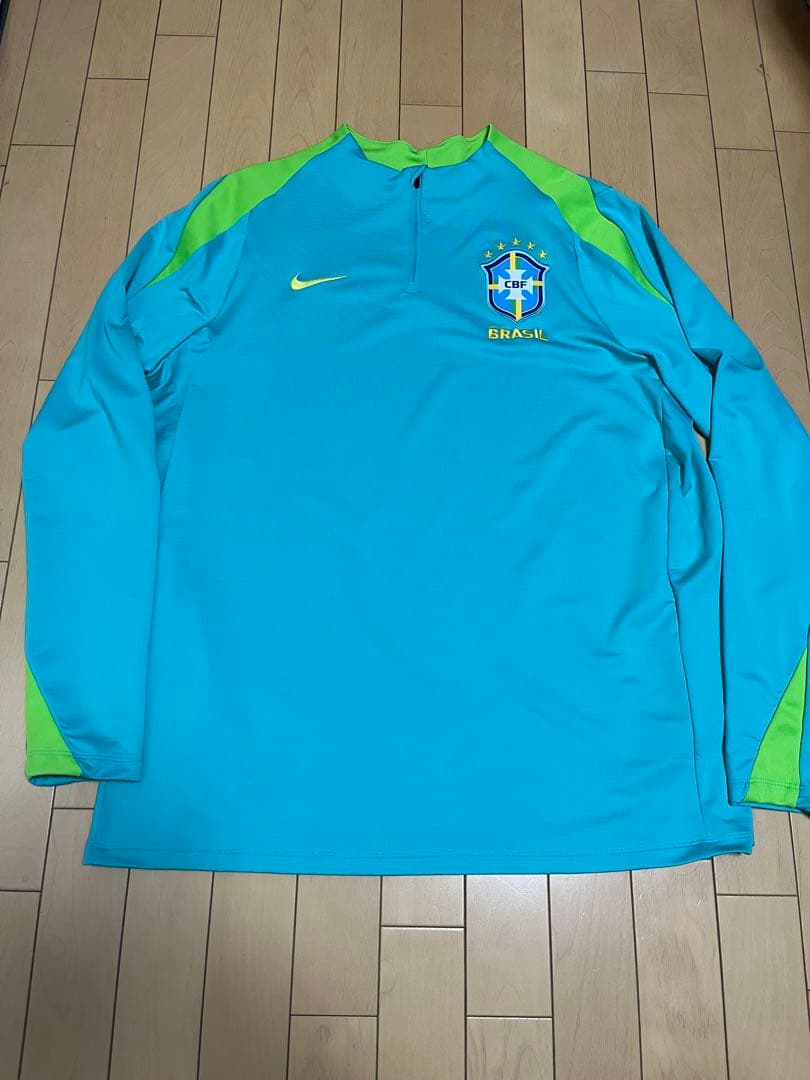 2024年ナイキ製ブラジル代表 ストライク ドリルトップ長袖プラクティスXXL