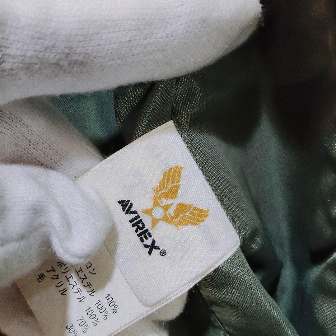美品 avirex MA-1 ワッペン L カーキ フライトジャケット