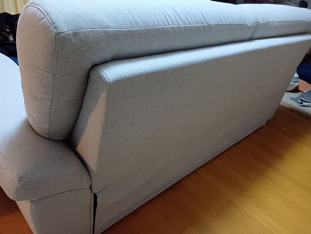 グレー カウチソファ