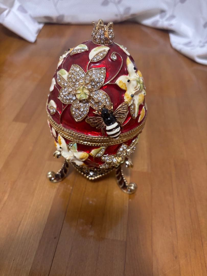 インペリアル　イースター　エッグ　ロシア産　ジュエリーボックス