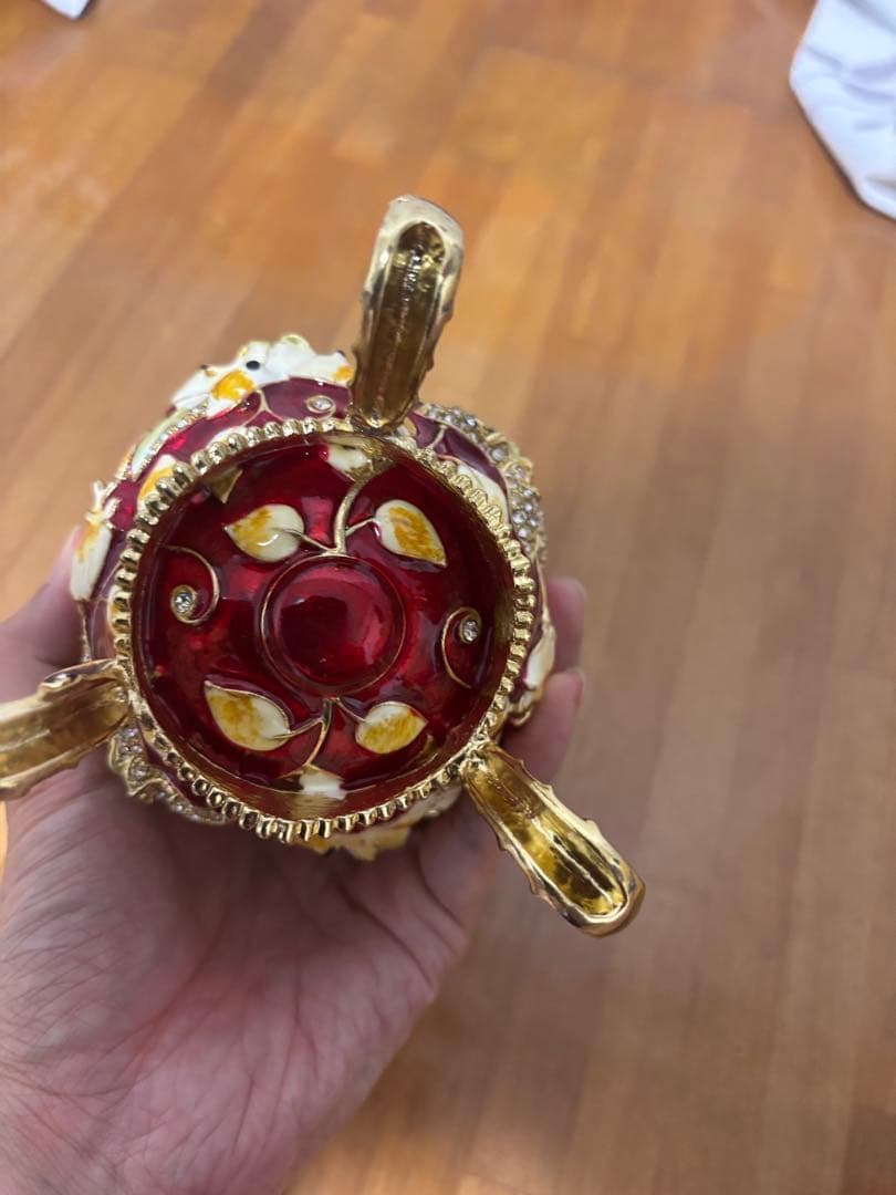 インペリアル　イースター　エッグ　ロシア産　ジュエリーボックス