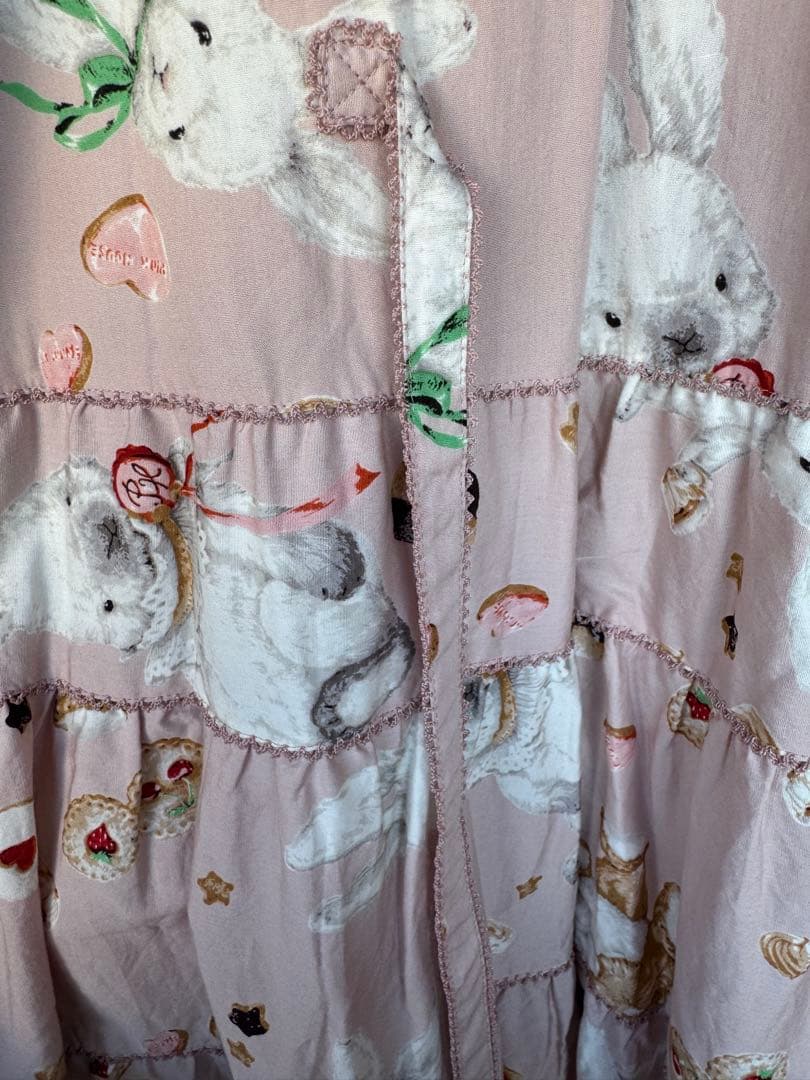 ピンクハウス うさぎ柄ワンピース