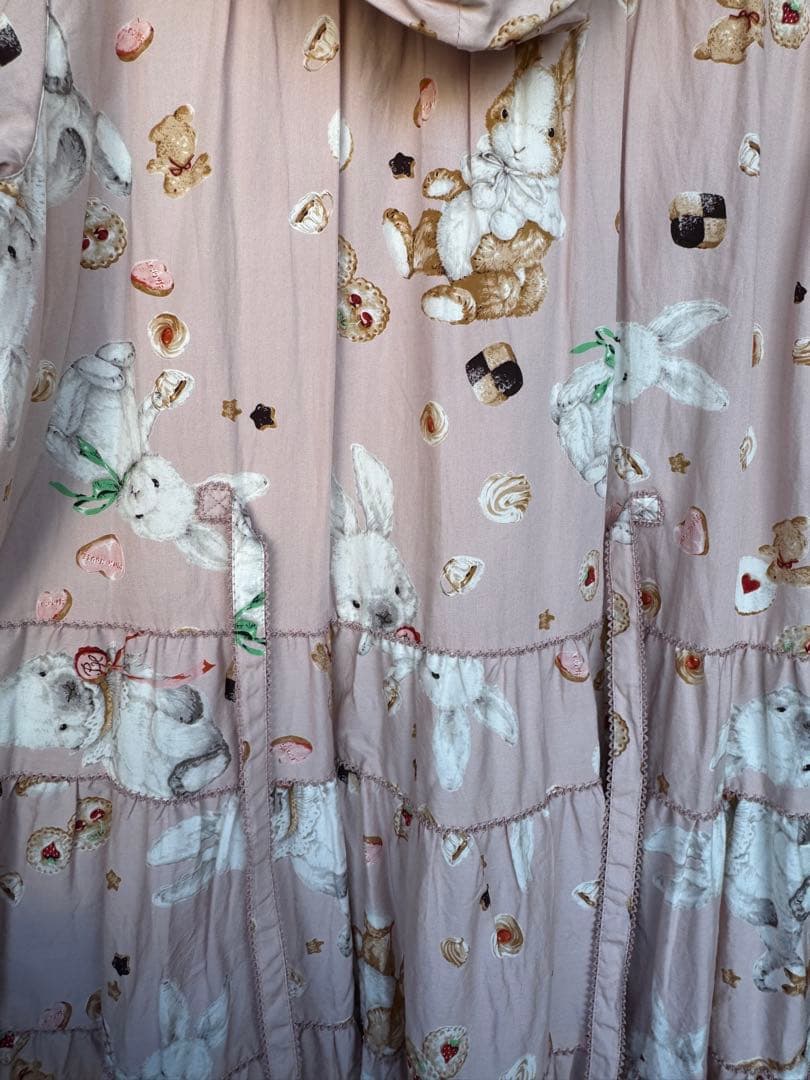 ピンクハウス うさぎ柄ワンピース