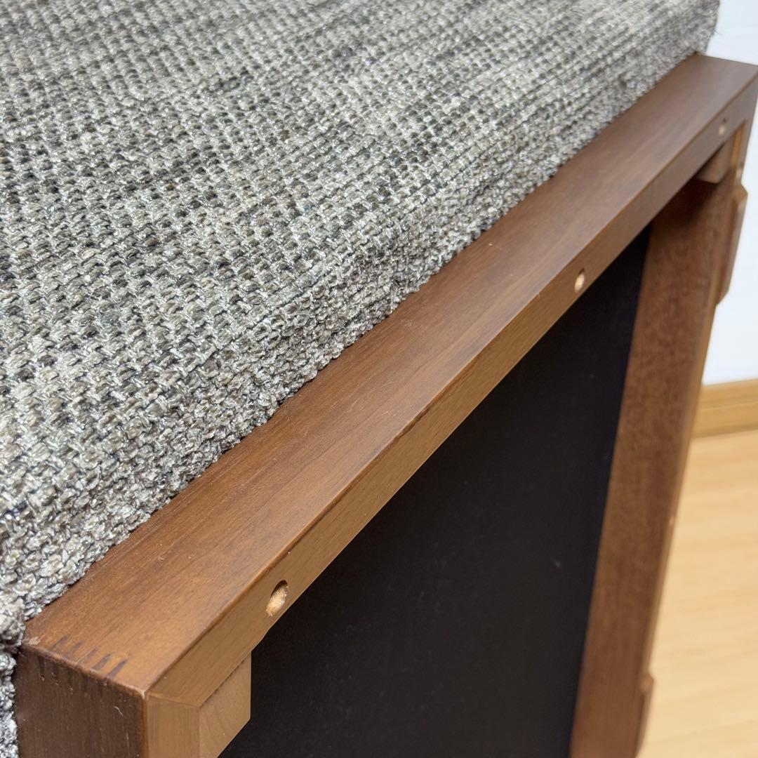 【美品】カンディハウス ATILLA LUX リビング オットマン スツール