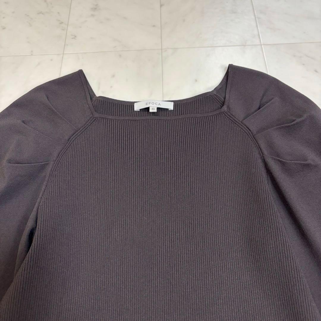 あこ です★ 【La maglia】スクエアネック ニットプルオーバー