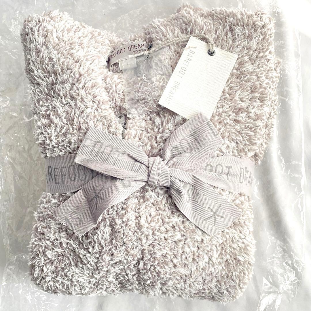 【未使用】 BAREFOOT DREAMS 665 パーカー S ダブグレー