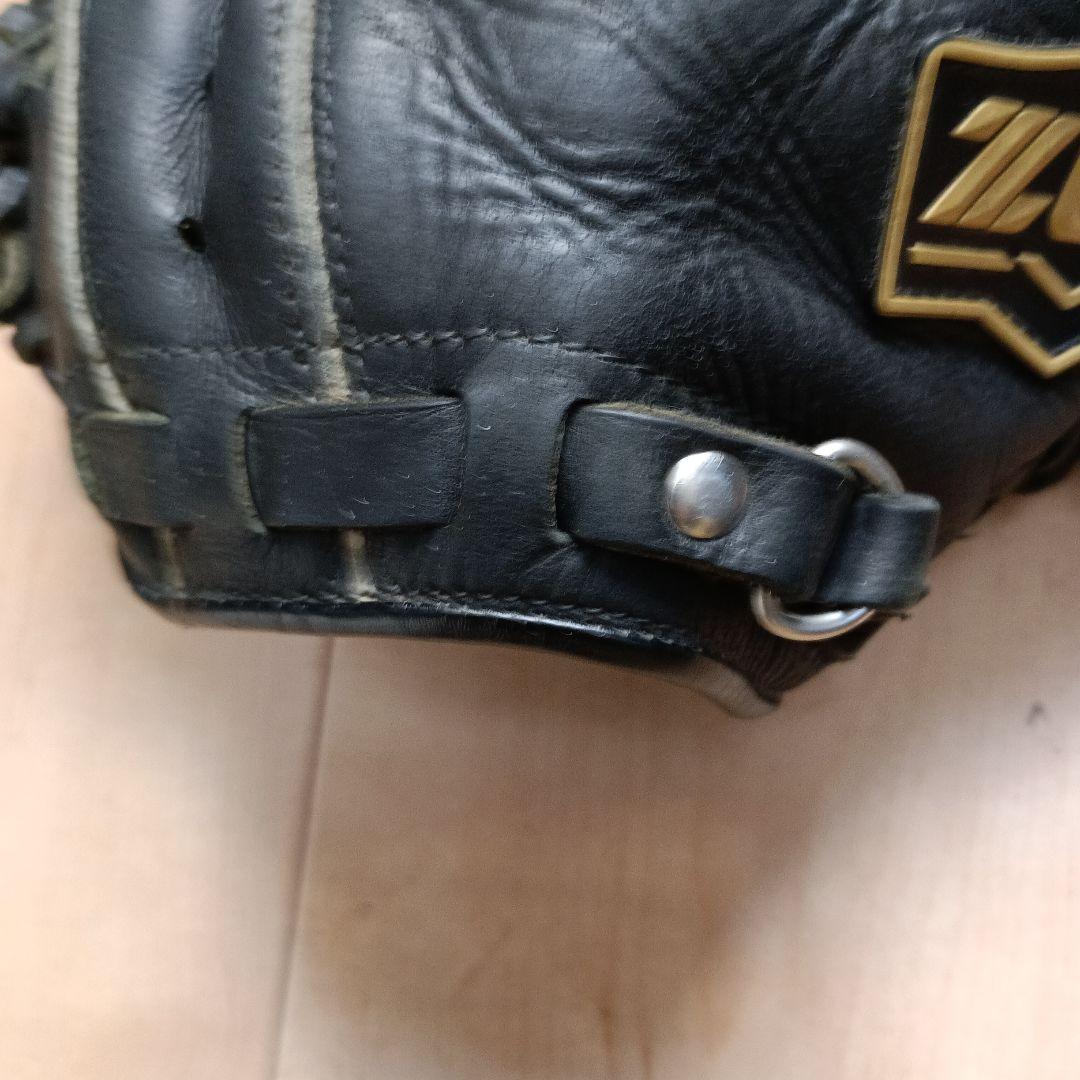 ZETT ゼット型抜群 即戦力 軟式 少年 キャッチャーミット　黒