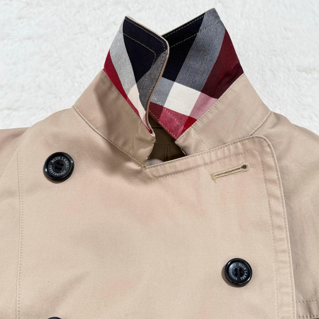 美品　ブルーレーベルクレストブリッジ たトレンチコート　ライナー付き