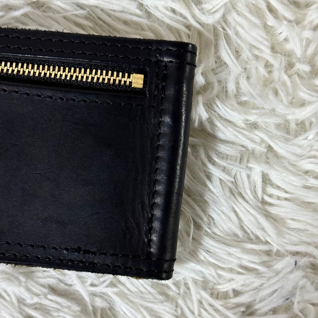 未使用級✨VASCO ヴァスコ　マネークリップ　ケース　ブラック　レザー