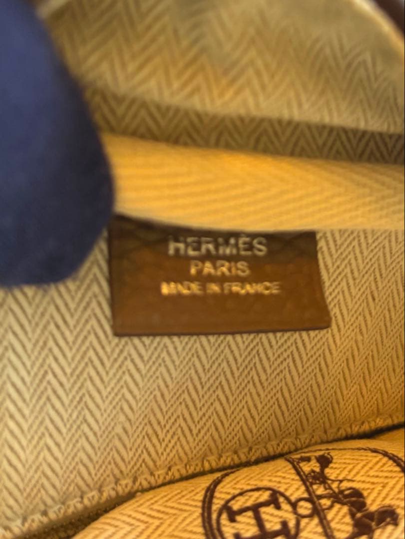 【美品】Hermesエルメスヴィクトリア35エトゥープQ刻⭐︎付属品あり