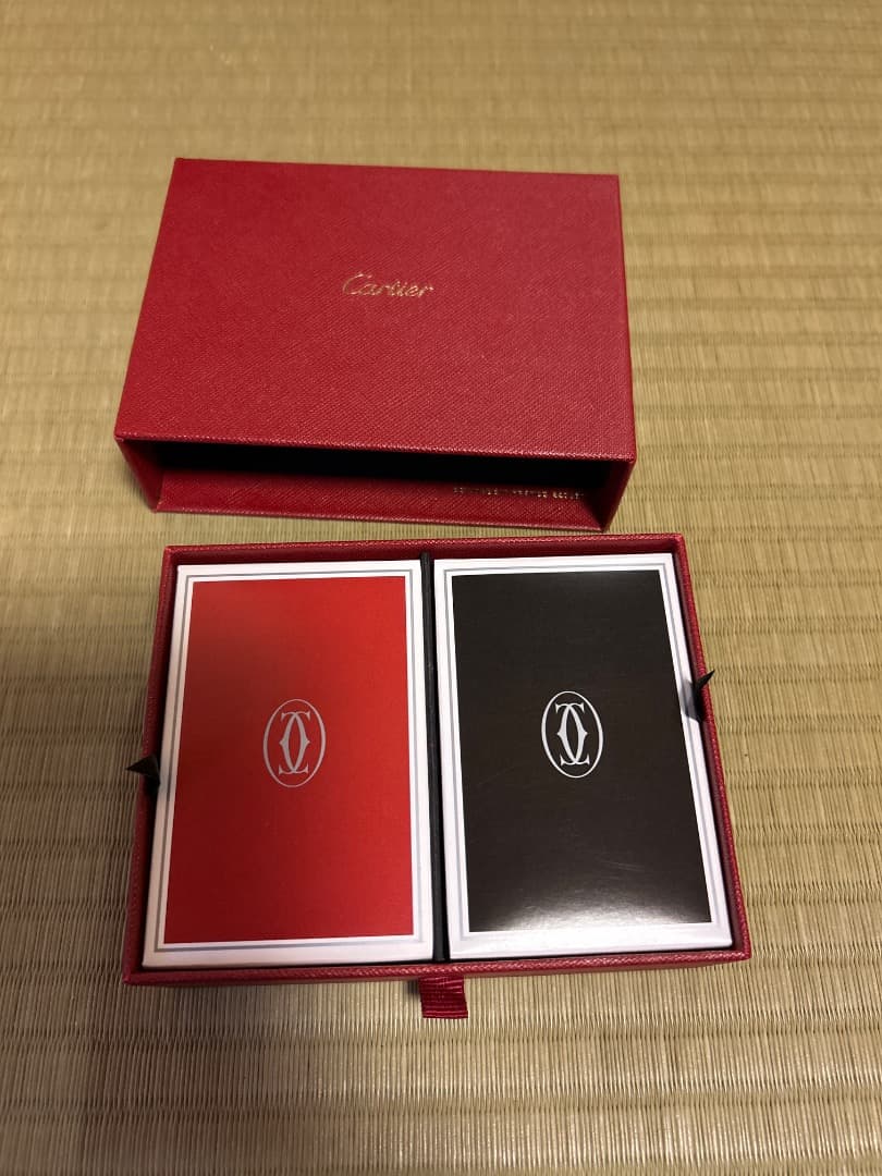 Cartier 赤黒トランプ 2セット