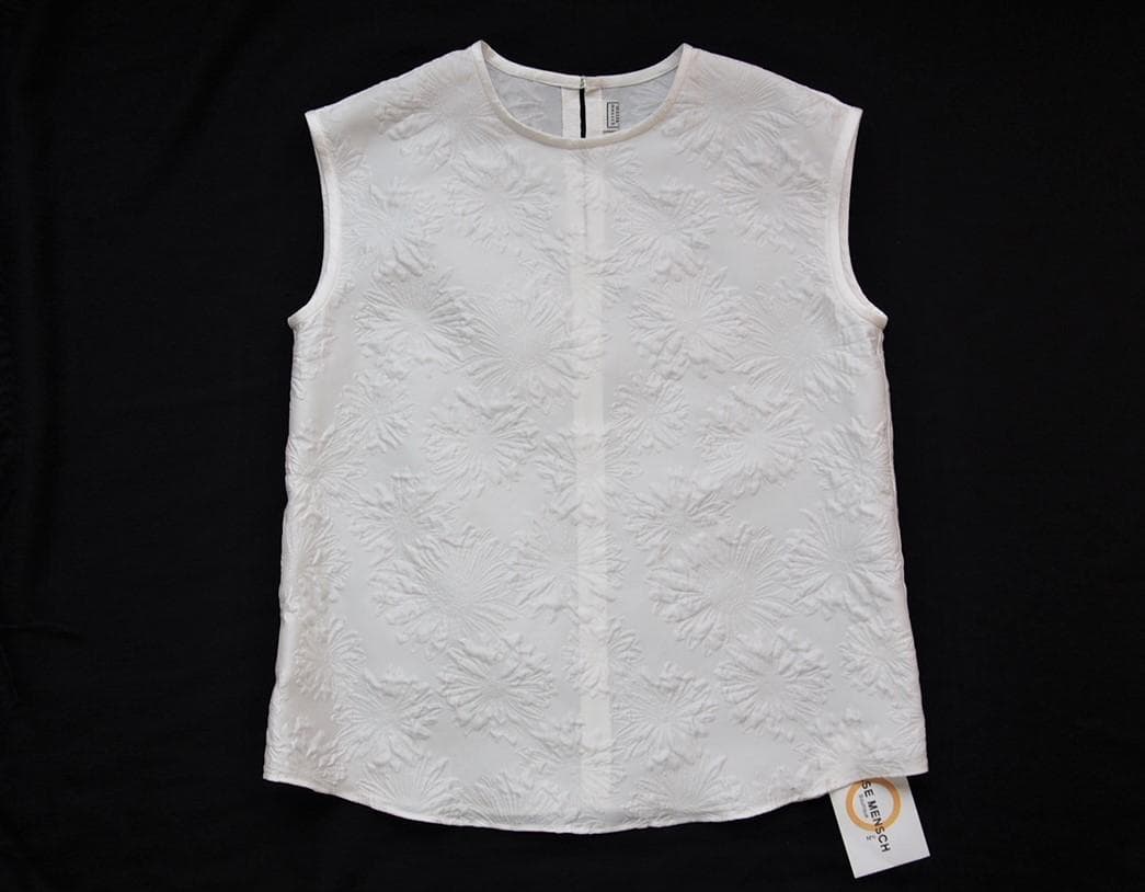 定価3万★新品★MASSE＊MENSCHシルク混デイジーブラウス/マッセメンシュ