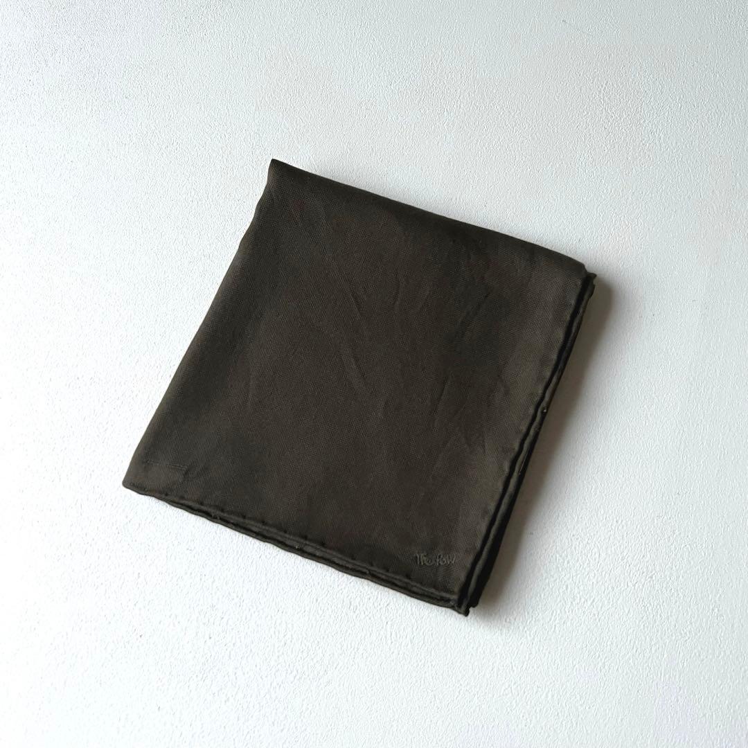 【Sale】 THE ROW Square Scarfコットン オリーブ