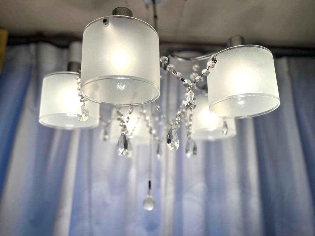 フランフラン　シーリングライト 5灯 シャンデリア