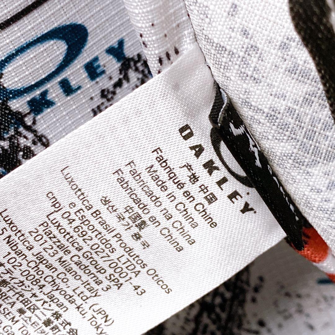 希少　オークリー　スタンド式クラブケース　総柄　白　セルフスタンドクラブケース