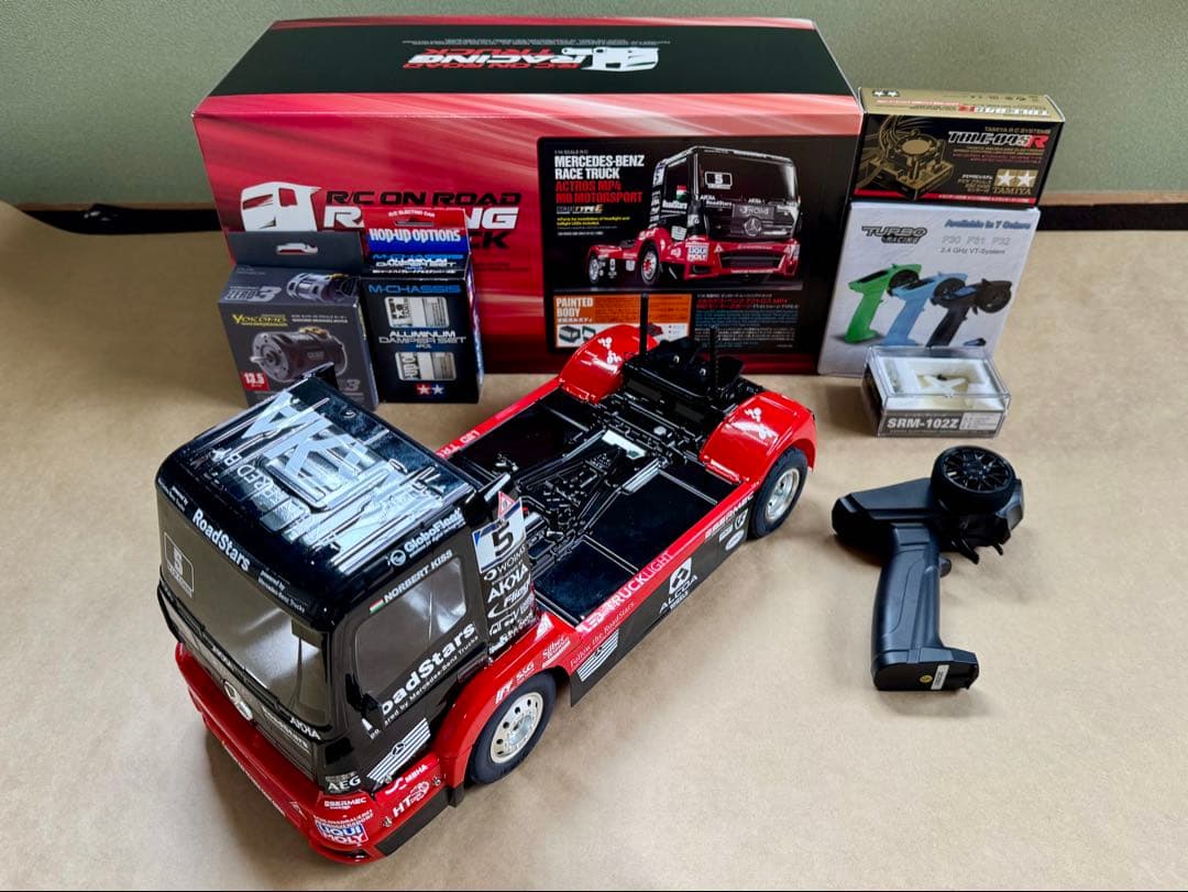 カ*リ様 タミヤ TT-01 M.BアクトロスMP4 オプションパーツ多数付フル