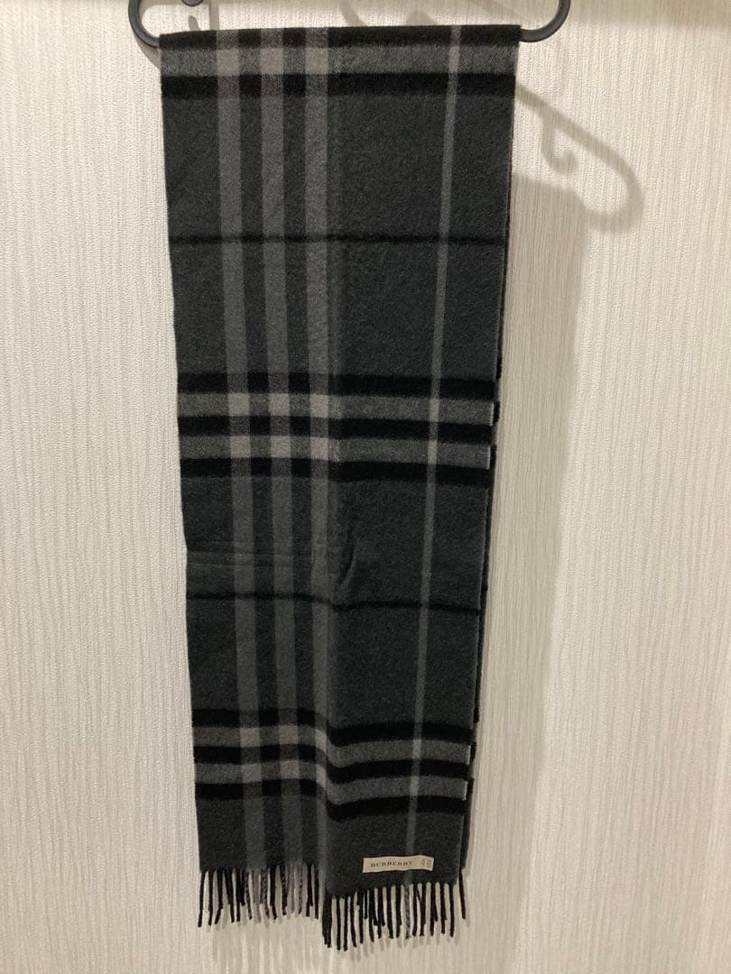 美品BURBERRY マフラー チェックバーバリー