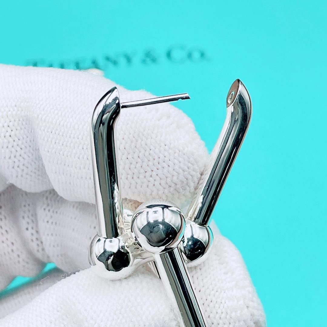 ◇ティファニー◇ 新品仕上済 ハードウェア エクストララージ ピアス 17.2g