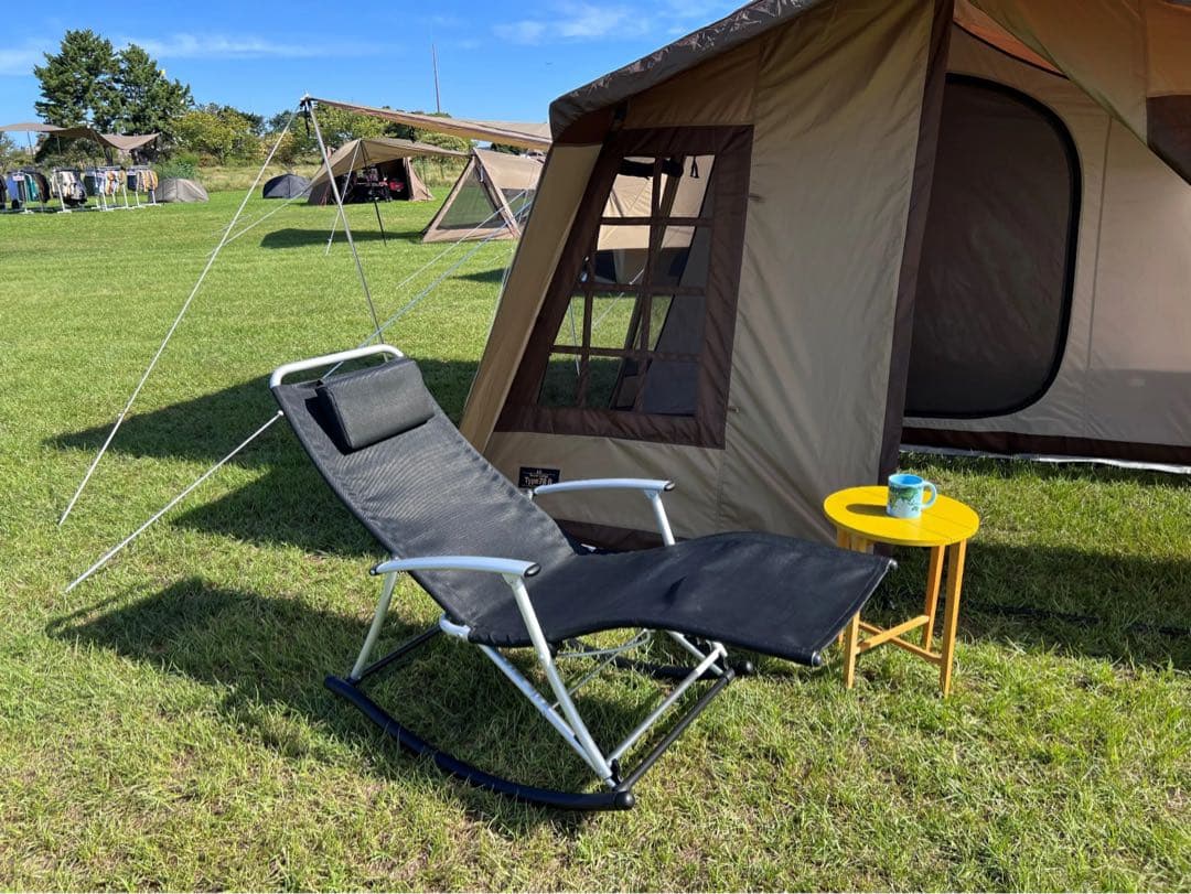 L*E様 フォールディング メッシュ サウナチェア ロッキングチェア ブロンズ