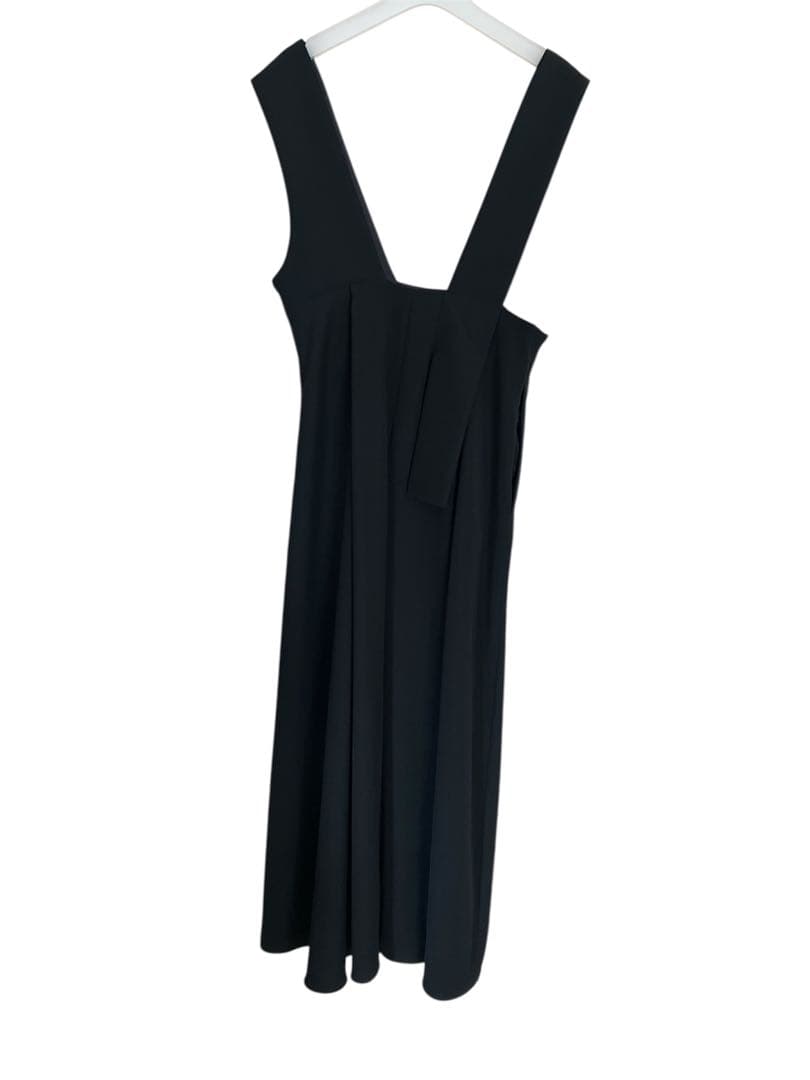 ENFOLD エンフォルド STRAP JUMPER-SKIRT ブラック 36