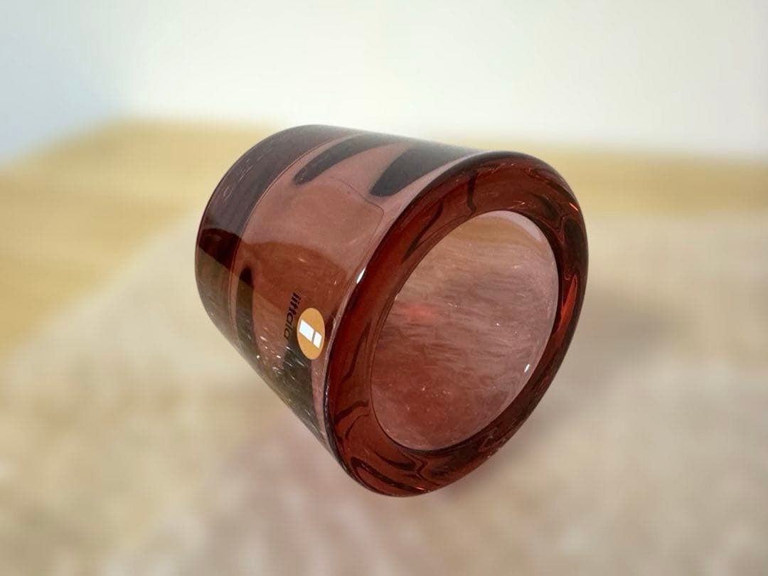 ブ*キ様  kivi キャンドルホルダー 2個　透明度の高い　赤