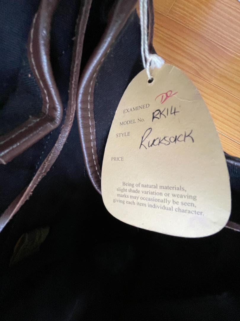 未使用 ジョンチャップマンJohn Chapman リュック 英国製