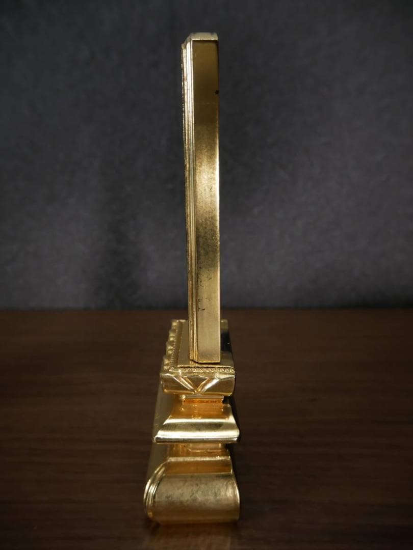 最終値下　【長期保管品】位牌　純金箔　仏壇　仏具　仏教美術　4297