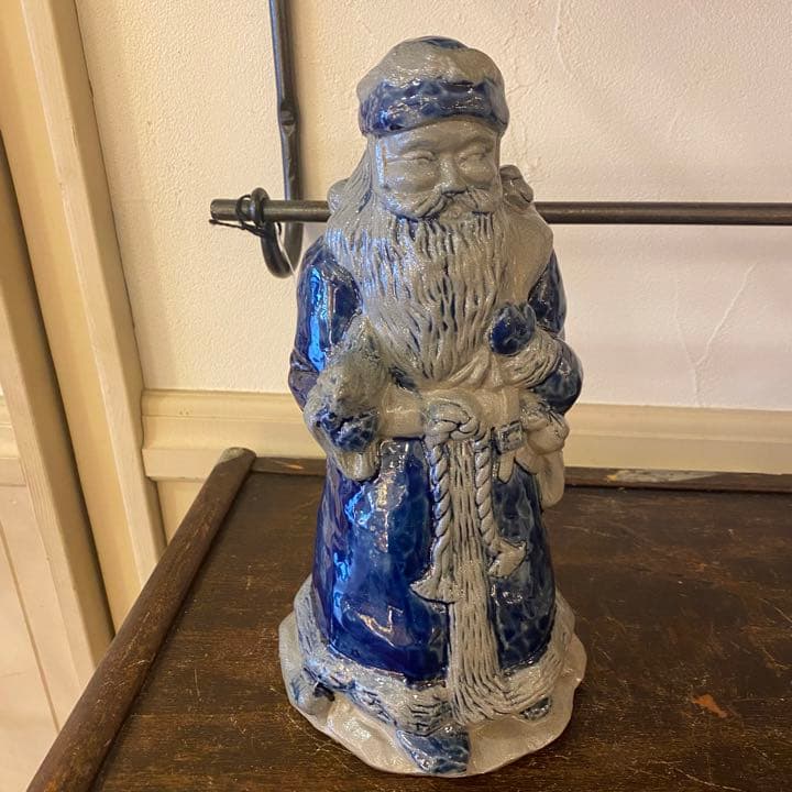ROWE Pottery ソルトグレーズ　サンタクロース　ローポタリー