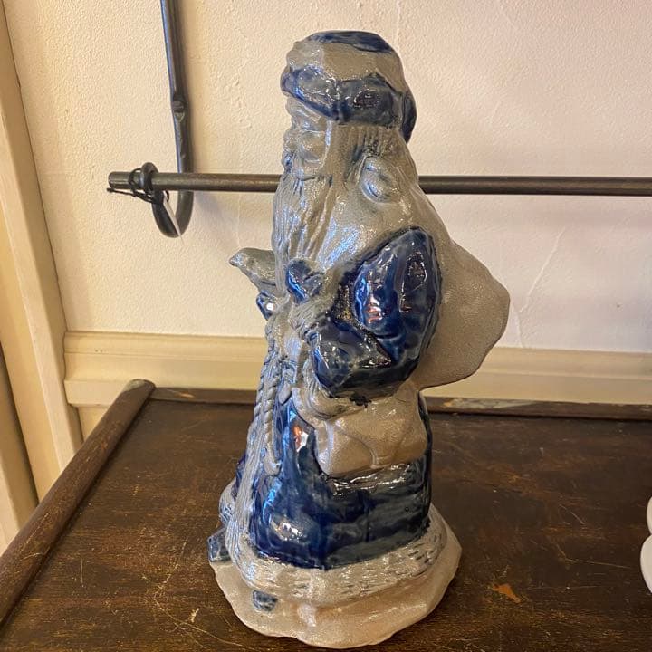 ROWE Pottery ソルトグレーズ　サンタクロース　ローポタリー
